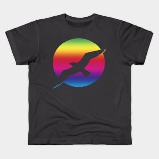 Seagull Sunset Kids T-Shirt